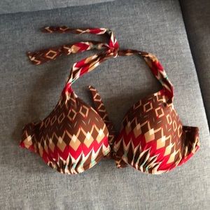 Colorful bikini top!